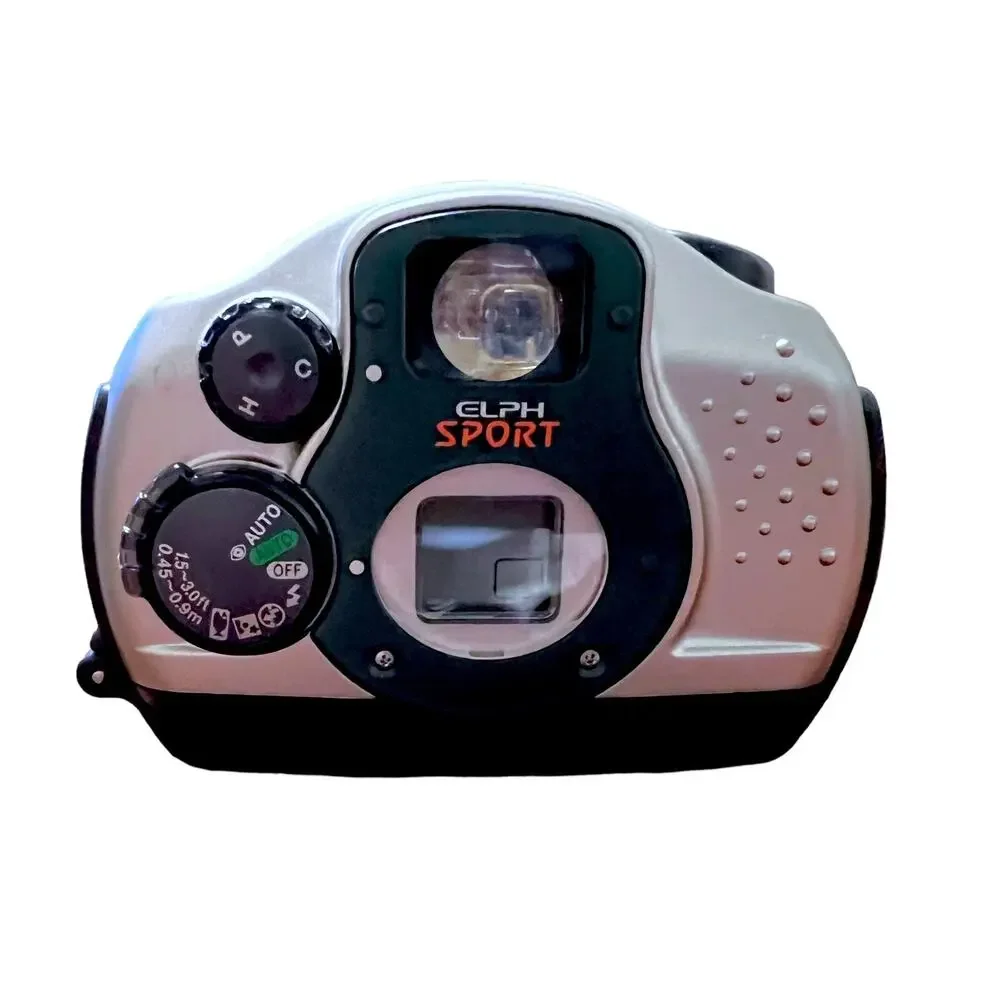 CANON ELPH SPORT Automatic Point & Shoot Film Underwater Camera with 23mm Lens